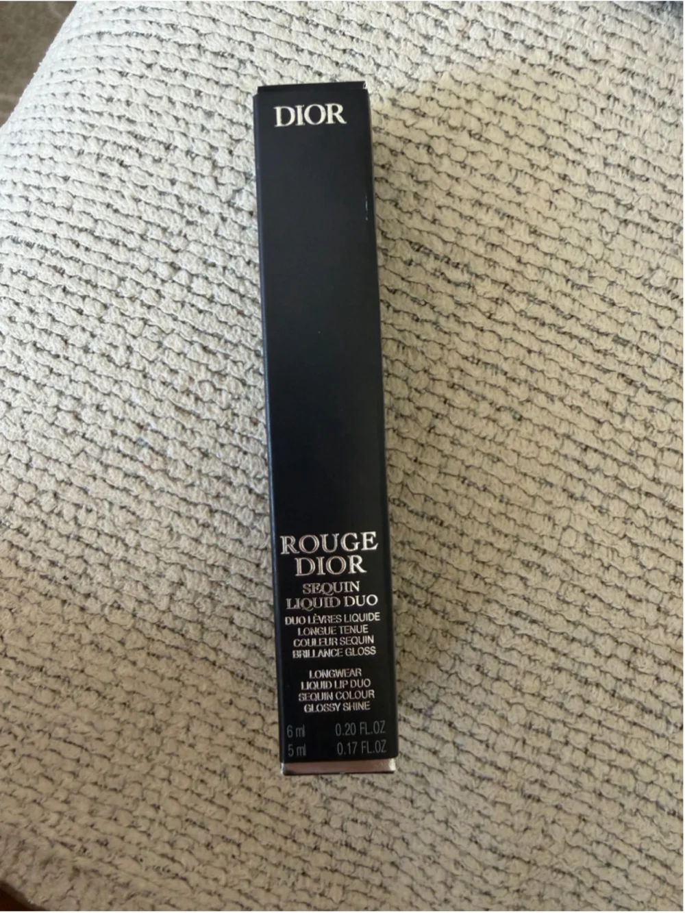 Women's Dior Rouge Dior Sequin Liquid Duo 881 Carousel Red Gold One Size